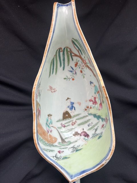 古玩陶瓷乾隆青花粉彩杯漁家樂拍賣,當(dāng)前價(jià)格6500元