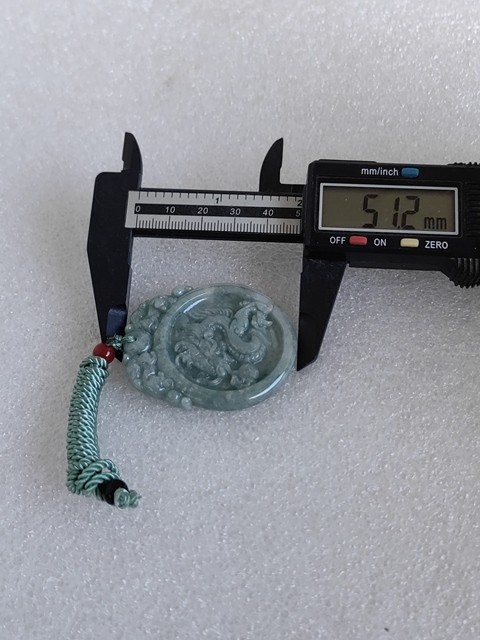 古玩玉器天然翡翠雕“龍牌”真品鑒賞圖