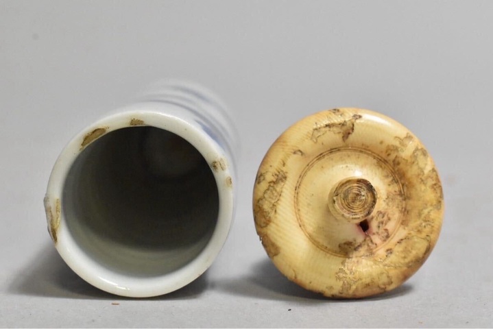 古玩陶瓷晚清青花真品鑒賞圖