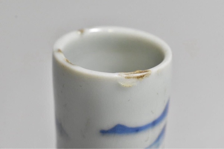 古玩陶瓷晚清青花真品鑒賞圖