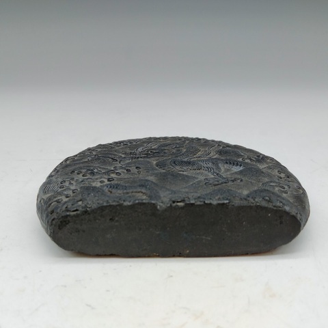 古玩雜項龍紋墨真品鑒賞圖