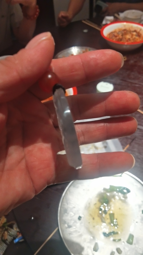 古玩玉器水沫玉雕“龍鳳牌”真品鑒賞圖
