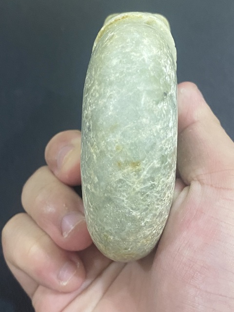 古玩玉器仿紅山玉龍型件真品鑒賞圖