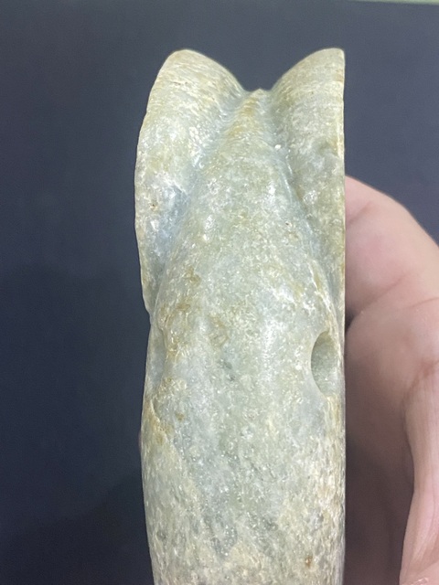 古玩玉器仿紅山玉龍型件真品鑒賞圖