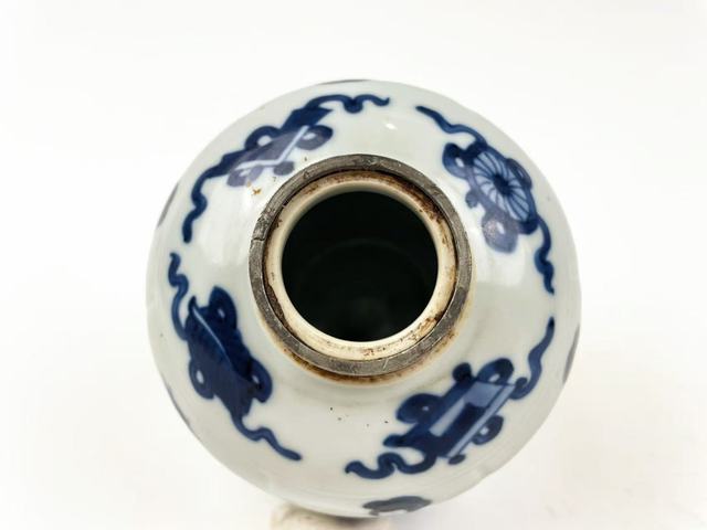 古玩陶瓷清康熙·青花四美圖瓜棱罐拍賣,當(dāng)前價(jià)格3688元