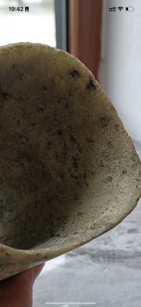 古玩玉器仿紅山文化箍型器，真品鑒賞圖