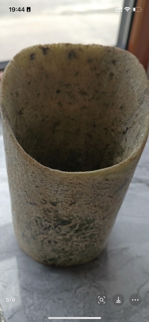 古玩玉器仿紅山文化箍型器，真品鑒賞圖