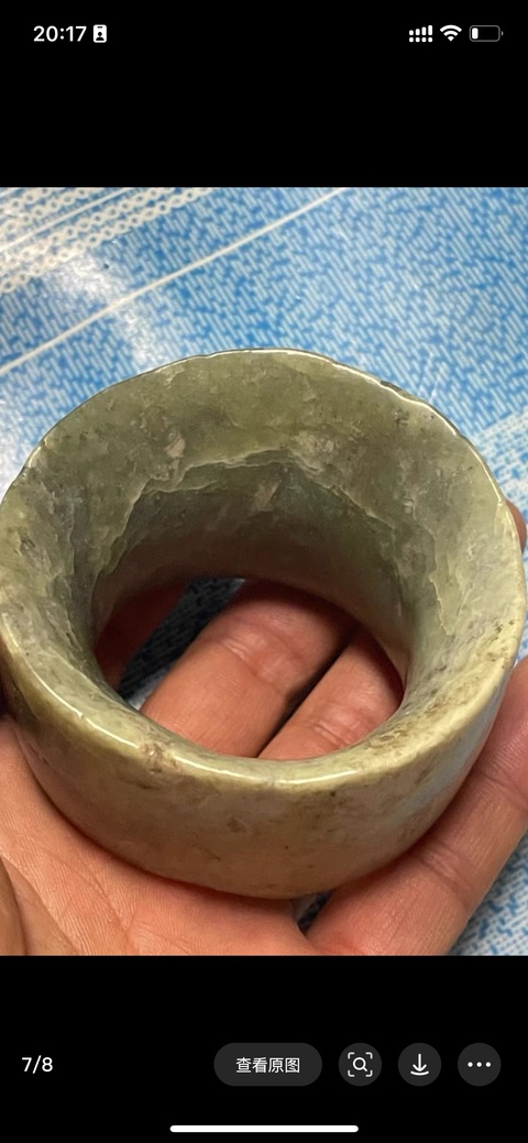 古玩玉器仿古箍型器真品鑒賞圖