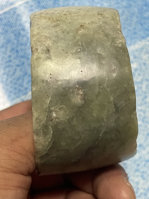 古玩玉器仿古箍型器真品鑒賞圖
