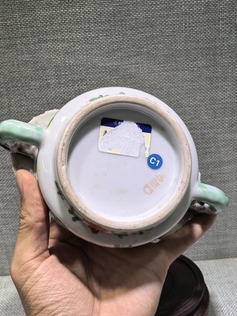 古玩陶瓷五彩人物故事紋水洗拍賣，當前價格11800元