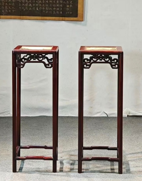 古玩雜項(xiàng)花幾真品鑒賞圖