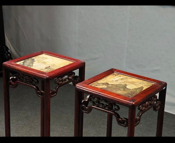 古玩雜項(xiàng)花幾真品鑒賞圖