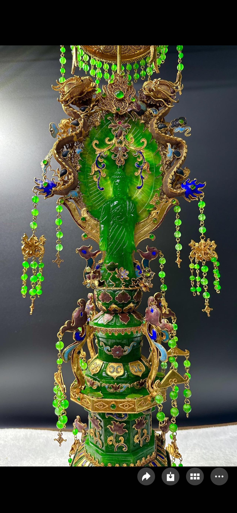 古玩雜項蕾絲工藝飾品真品鑒賞圖