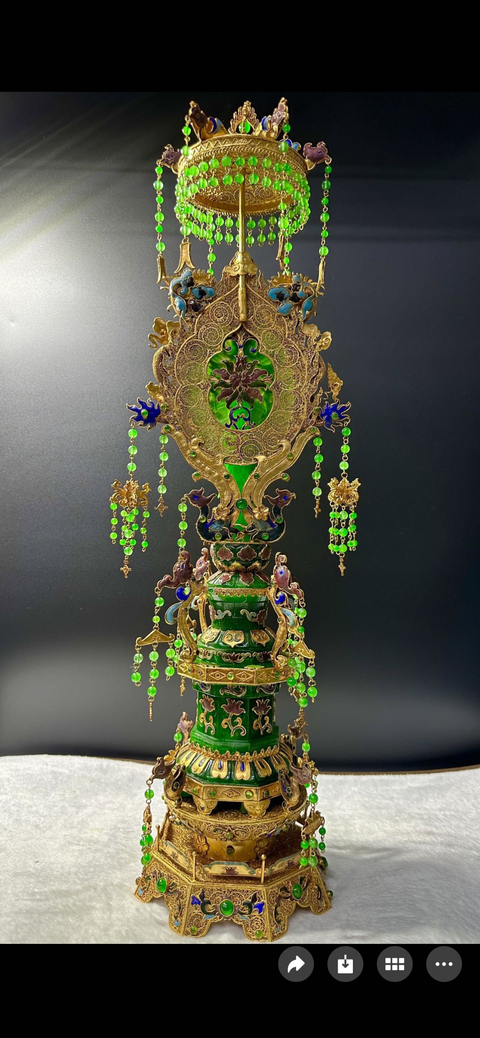 古玩雜項蕾絲工藝飾品真品鑒賞圖