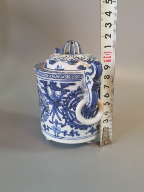 古玩陶瓷青花香薰真品鑒賞圖
