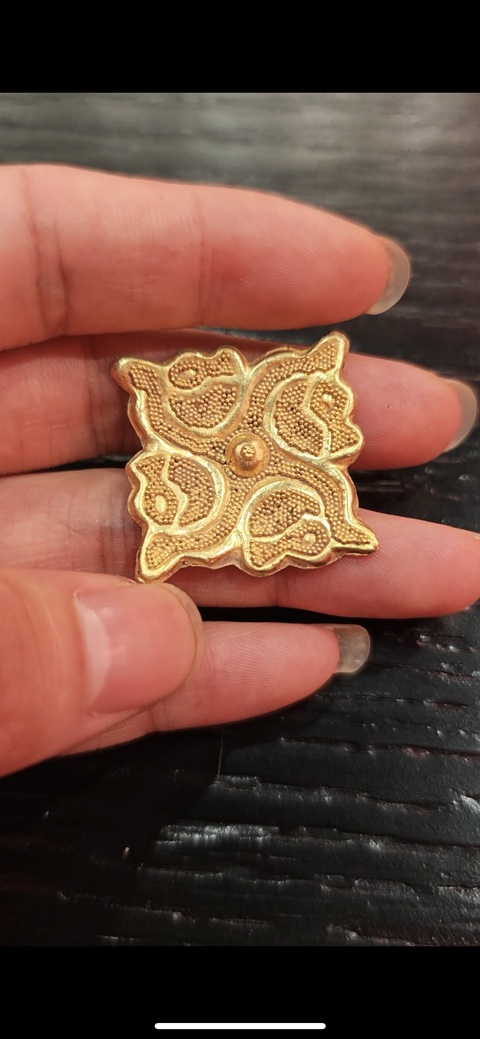 古玩雜項南北朝北魏時期黃金飾品真品鑒賞圖