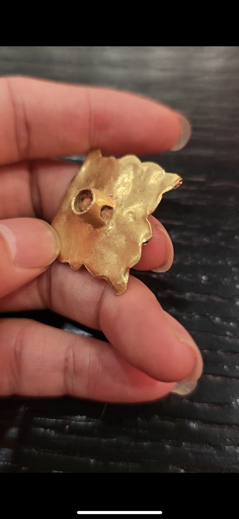 古玩雜項南北朝北魏時期黃金飾品真品鑒賞圖