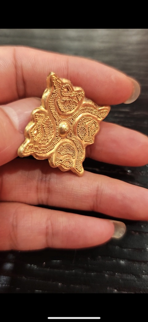 古玩雜項南北朝北魏時期黃金飾品真品鑒賞圖