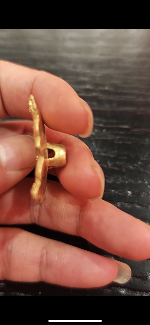 古玩雜項南北朝北魏時期黃金飾品真品鑒賞圖
