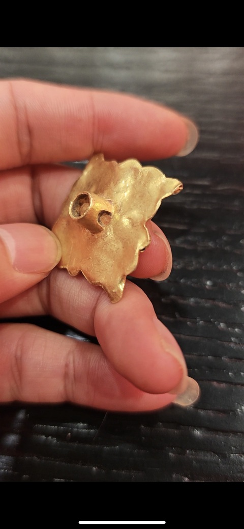 古玩雜項南北朝北魏時期黃金飾品真品鑒賞圖