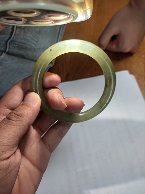 古玩玉器無手鐲真品鑒賞圖