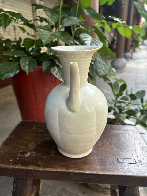 古玩陶瓷青白釉執壺真品鑒賞圖
