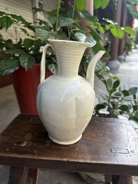 古玩陶瓷青白釉執壺真品鑒賞圖