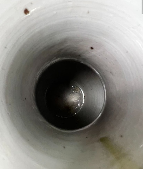 古玩陶瓷粉彩桃紋賞瓶真品鑒賞圖