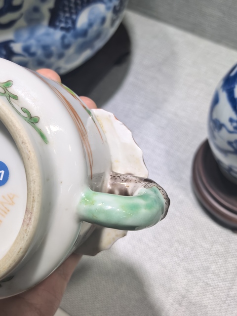 古玩陶瓷五彩人物故事紋水洗拍賣，當前價格11800元