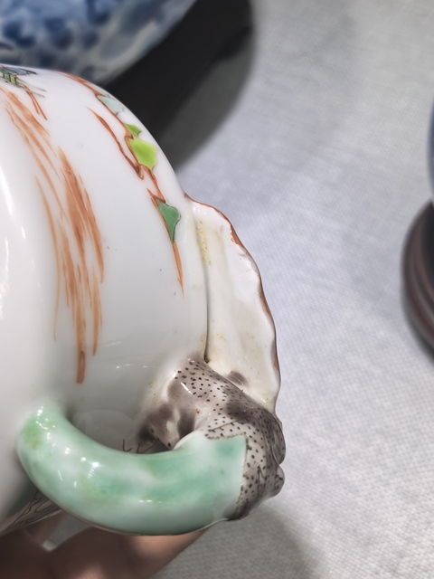 古玩陶瓷五彩人物故事紋水洗拍賣，當前價格11800元