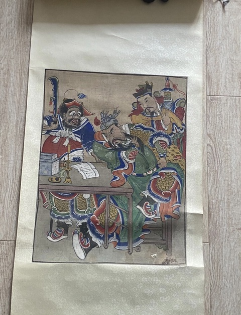 古玩字畫佚名人物畫真品鑒賞圖