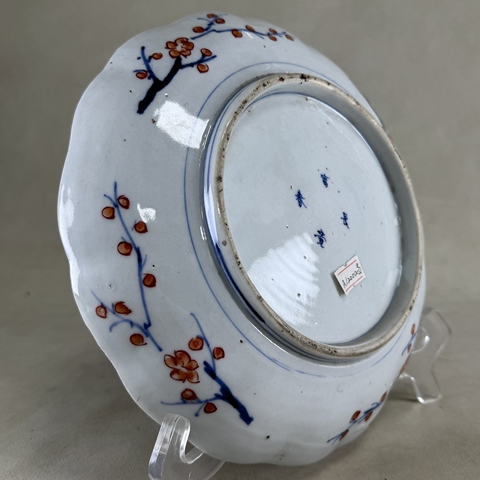 古玩陶瓷青花五彩盤真品鑒賞圖