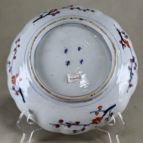 古玩陶瓷青花五彩盤真品鑒賞圖