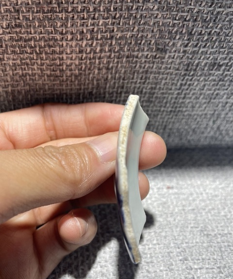 古玩陶瓷斗彩瓷片真品鑒賞圖