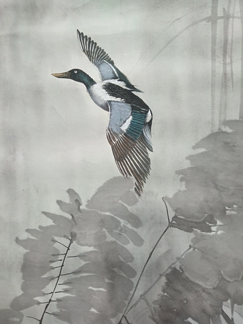 古玩字畫中國水墨重彩畫派創(chuàng)始人樺躍   蘆塘清趣拍賣，當(dāng)前價(jià)格699元