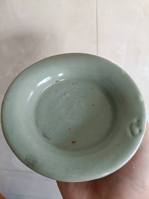 古玩陶瓷元代龍泉青瓷圓口洗拍賣,當前價格3980元