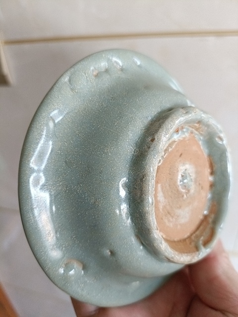古玩陶瓷元代龍泉青瓷圓口洗拍賣,當前價格3980元