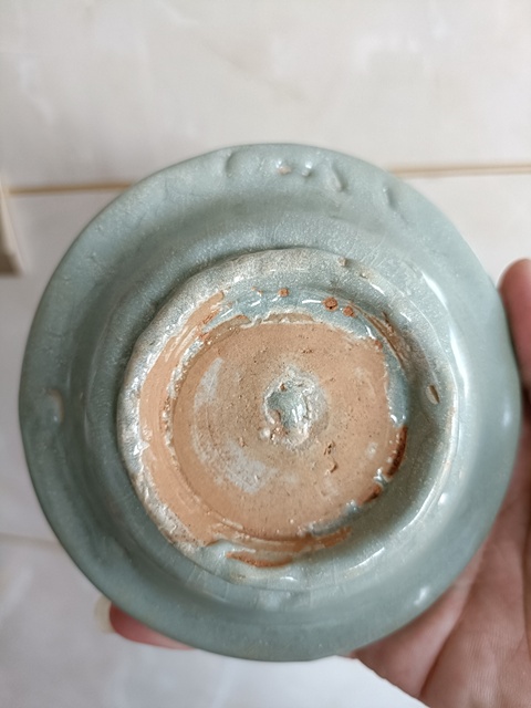 古玩陶瓷元代龍泉青瓷圓口洗拍賣,當前價格3980元