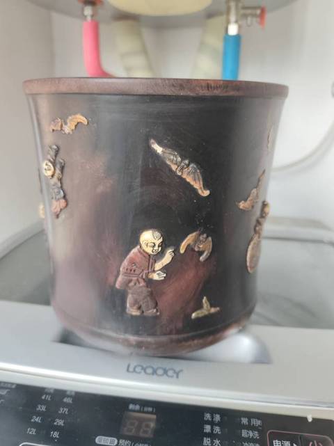 古玩雜項筆筒真品鑒賞圖