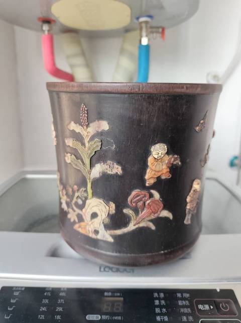 古玩雜項筆筒真品鑒賞圖