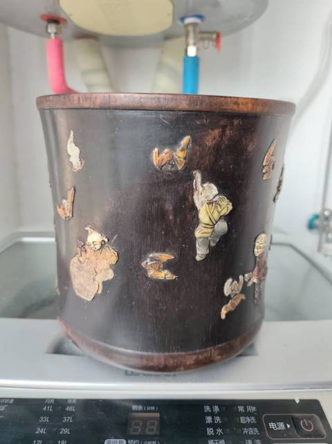古玩雜項筆筒真品鑒賞圖