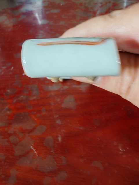古玩陶瓷粉彩麻姑獻(xiàn)壽圖磨床，模糊，偏老真品鑒賞圖