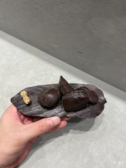 古玩雜項木雕仿生擺件真品鑒賞圖