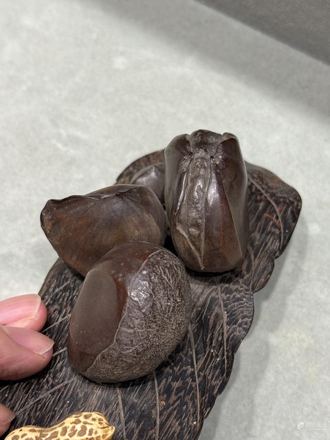 古玩雜項木雕仿生擺件真品鑒賞圖