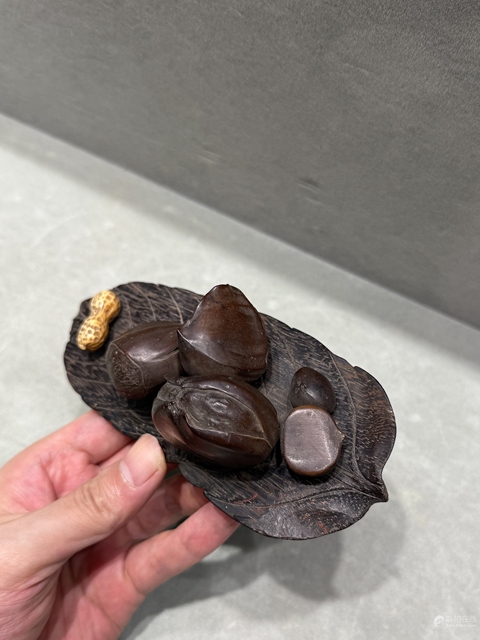 古玩雜項木雕仿生擺件真品鑒賞圖