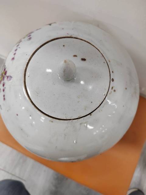 古玩陶瓷粉彩花鳥冬瓜罐拍賣,當前價格1588元