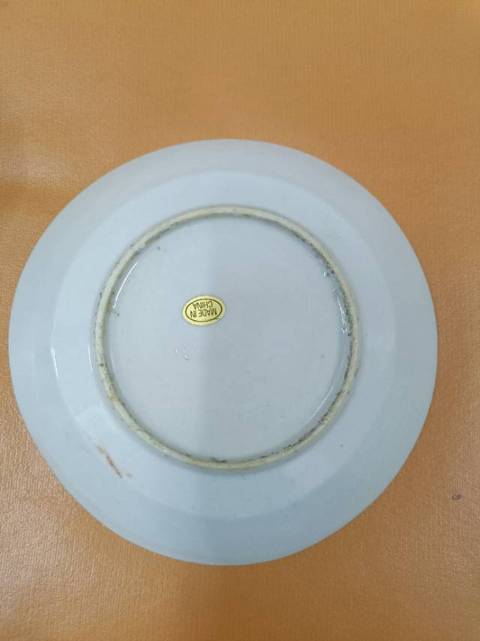古玩陶瓷綠廣彩杯蝶一套拍賣,當前價格2888元