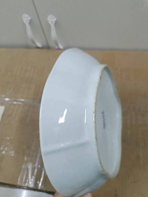 古玩陶瓷青花山水人物樓閣貝殼盤拍賣,當前價格2888元