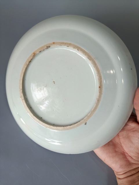 古玩陶瓷清同治人物故事廣彩盤拍賣,當前價格93元