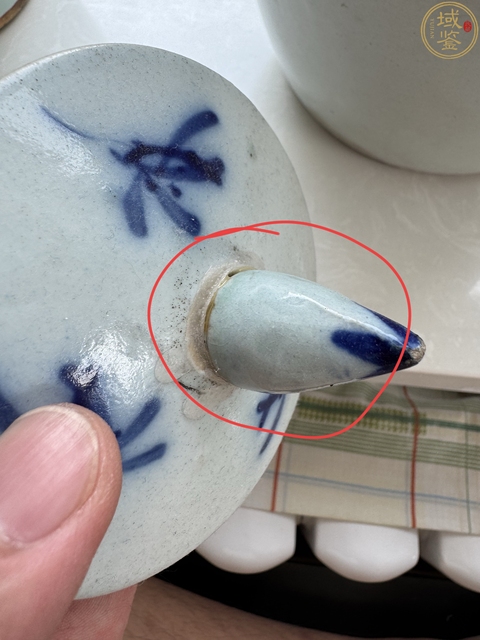 古玩陶瓷民國磁州窯系青花罐真品鑒賞圖